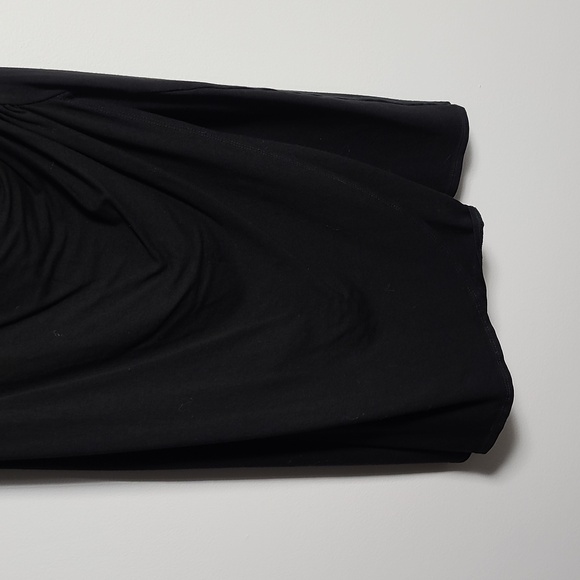 ANN TAYLOR Faux Wrap Midi Dress V-Neck Cap Sleeve Short Pullover Size Small - Picture 4 of 12